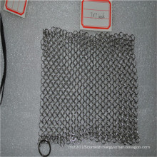 316 7*7 Stainless steel chainmail scrubber / cast iron cookware